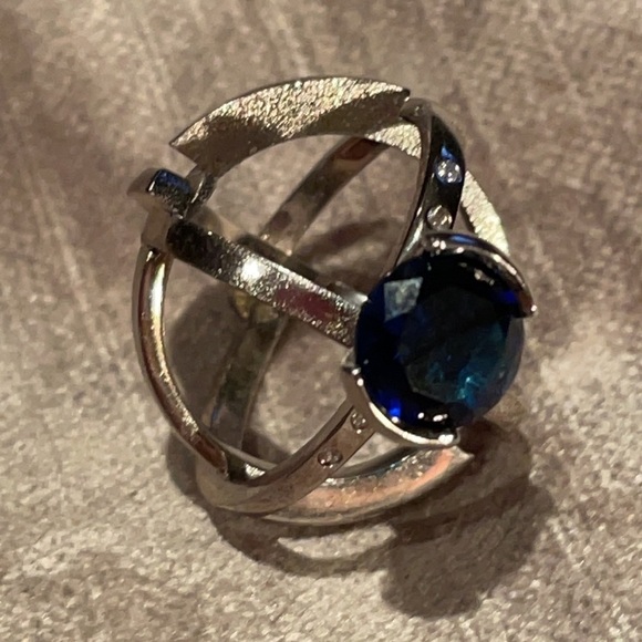 SPHERE Ring Wear as Pendant or Ring Size 6 NWOT - Picture 1 of 11